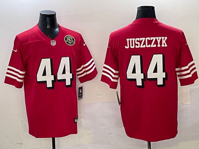 Men San Francisco 49ers #44 Juszczyk Red Second generation 2025 Nike Limited NFL Jersey style 3->san francisco 49ers->NFL Jersey